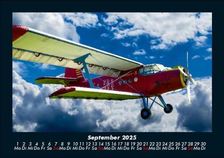 Produktbild: Flugzeuge 2025 Fotokalender DIN A5
