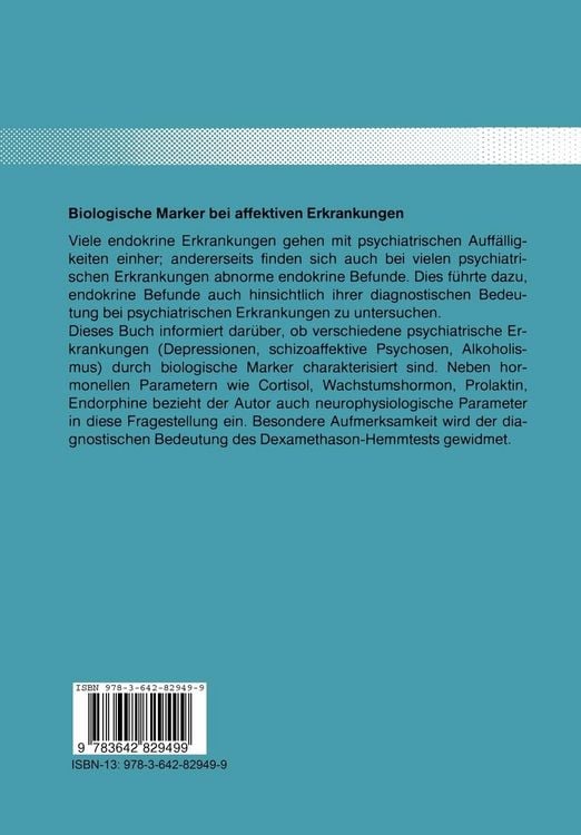 Produktbild: Biologische Marker bei affektiven Erkrankungen
