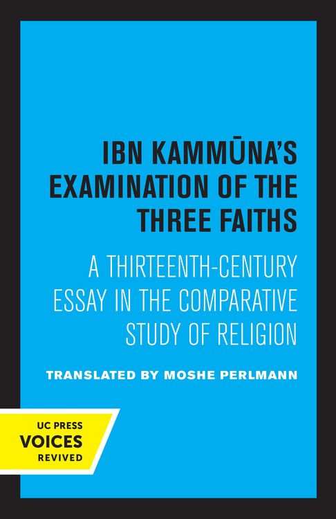 Produktbild: Ibn Kammuna's Examination of the Three Faiths