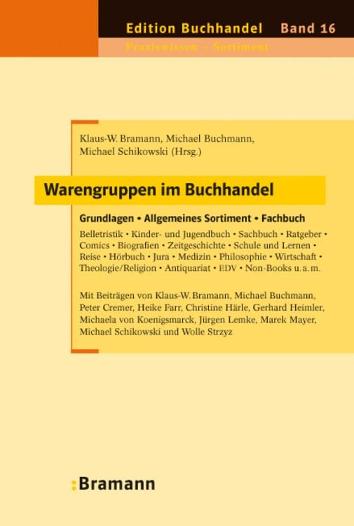 Produktbild: Warengruppen im Buchhandel