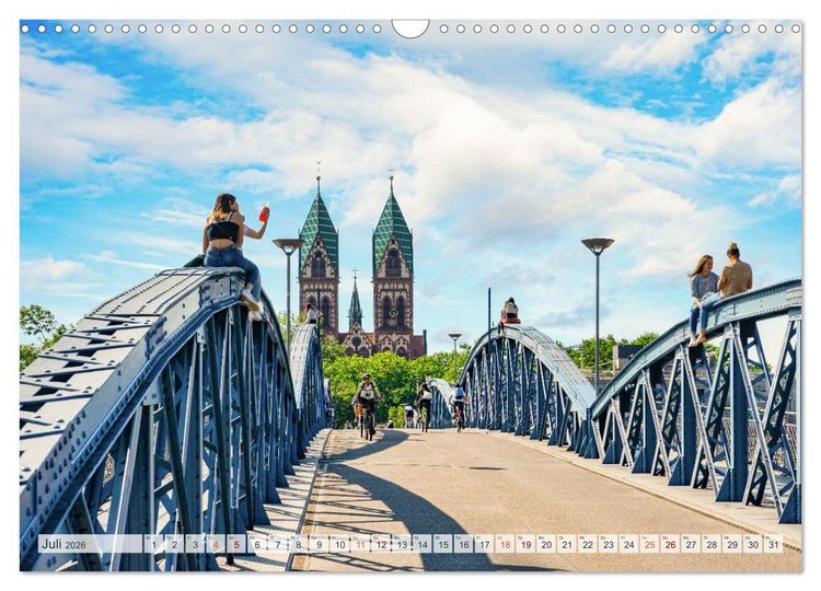 Produktbild: Freiburg im Breisgau Impressionen (Wandkalender 2026 DIN A3 quer), CALVENDO Monatskalender