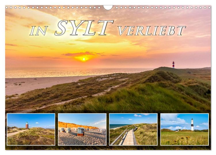 Produktbild: IN SYLT VERLIEBT (Wandkalender 2026 DIN A3 quer), CALVENDO Monatskalender