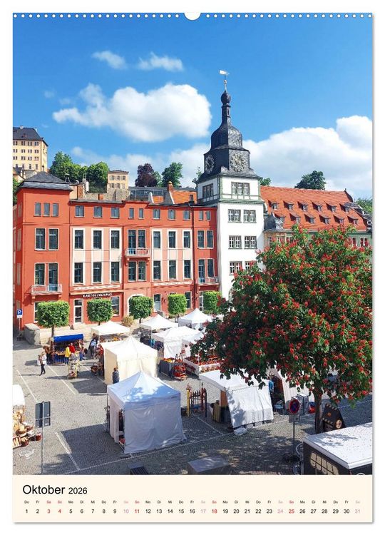 Produktbild: Rudolstadt - Ein Spaziergang (hochwertiger Premium Wandkalender 2026 DIN A2 hoch), Kunstdruck in Hochglanz