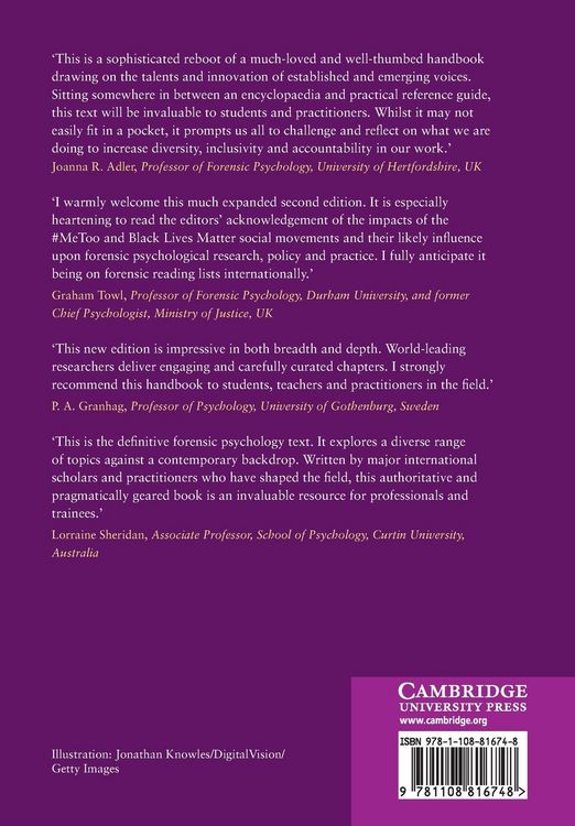 Produktbild: The Cambridge Handbook of Forensic Psychology