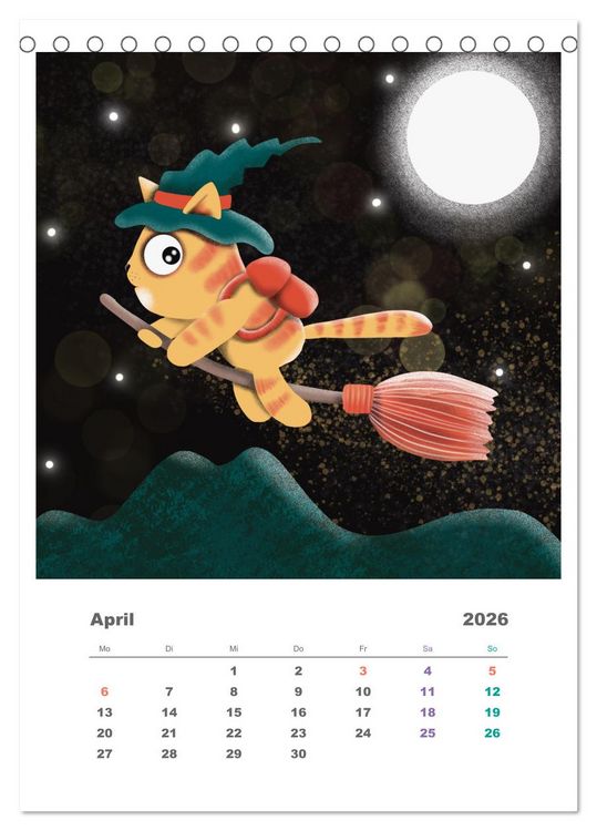 Produktbild: Leopold der Dritte - Ein Kater zum Knuddeln (Tischkalender 2026 DIN A5 hoch), CALVENDO Monatskalender