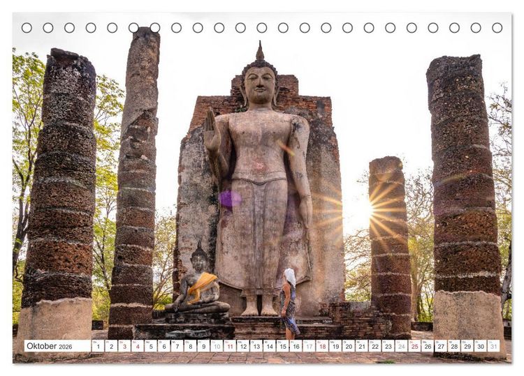 Produktbild: Siddhartha Gautama - Buddha (Tischkalender 2026 DIN A5 quer), CALVENDO Monatskalender