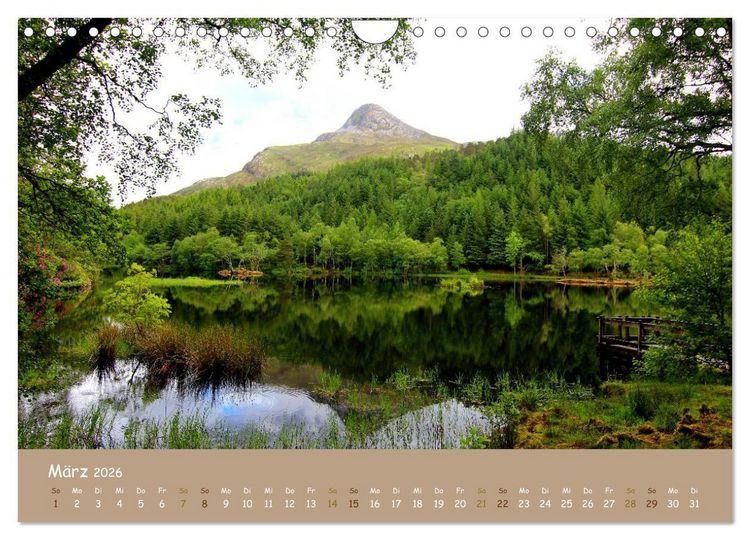 Produktbild: Schottische Highlands (Wandkalender 2026 DIN A4 quer), CALVENDO Monatskalender