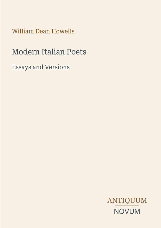 Produktbild: Modern Italian Poets