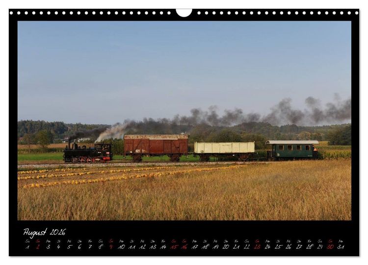 Produktbild: Faszination Dampflokomotive (Wandkalender 2026 DIN A3 quer), CALVENDO Monatskalender