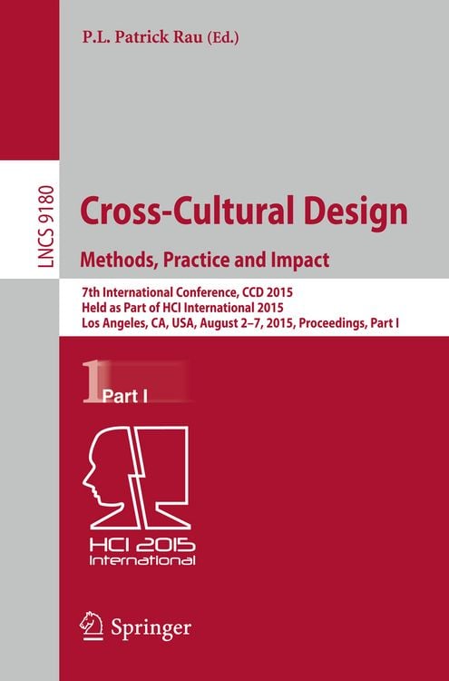 Produktbild: Cross-Cultural Design Methods, Practice and Impact