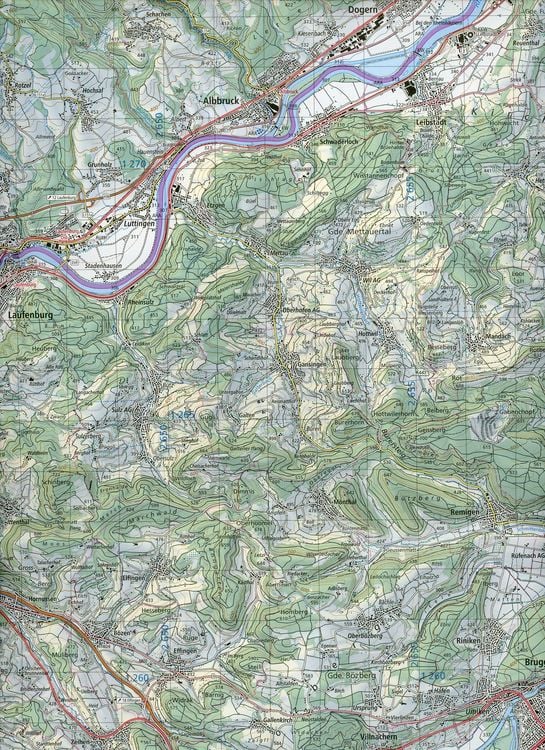 Produktbild: Swisstopo 1 : 50 000 Seetal Brugg