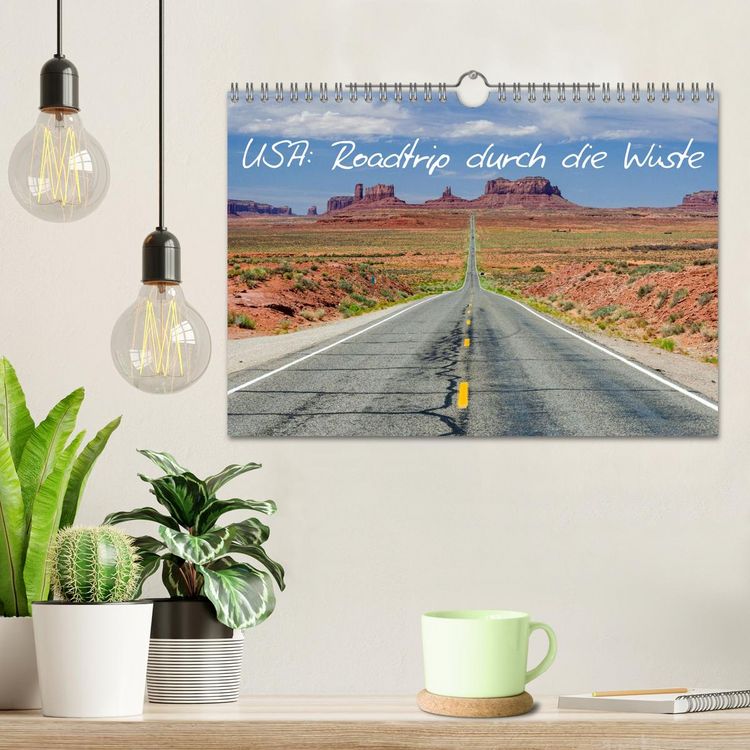 Produktbild: USA: Roadtrip durch die W&uuml;ste (Wandkalender 2026 DIN A4 quer), CALVENDO Monatskalender