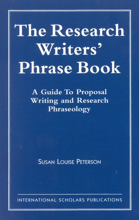 Produktbild: The Research Writer's Phrase Book
