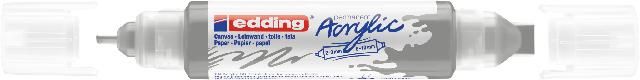 Produktbild: edding Acryl Double Liner 5400 silber 2-3mm/5-10mm