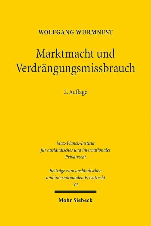 Produktbild: Marktmacht und Verdrängungsmissbrauch