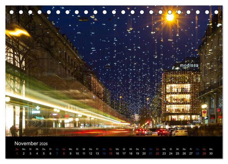 Produktbild: Z&Uuml;RICH - Little Big City (Tischkalender 2026 DIN A5 quer), CALVENDO Monatskalender