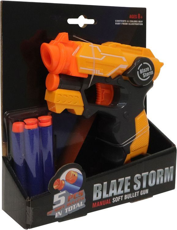 Produktbild: Schaumstoff Blaster inklusive 5 Darts