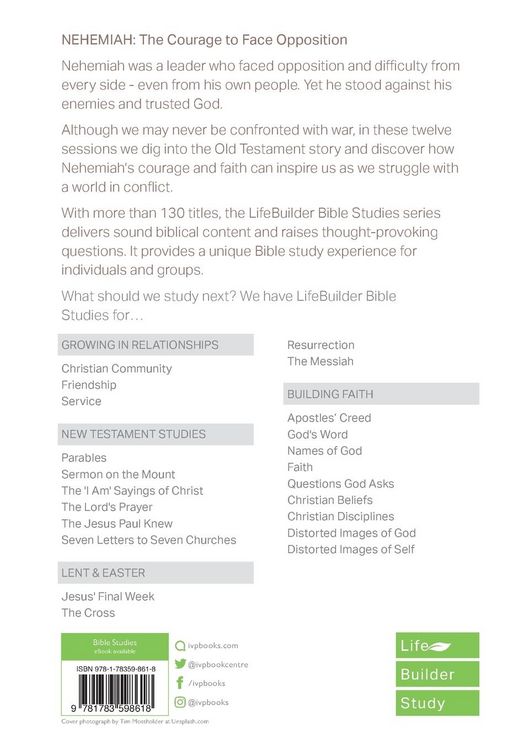 Produktbild: Nehemiah (Lifebuilder Study Guides)