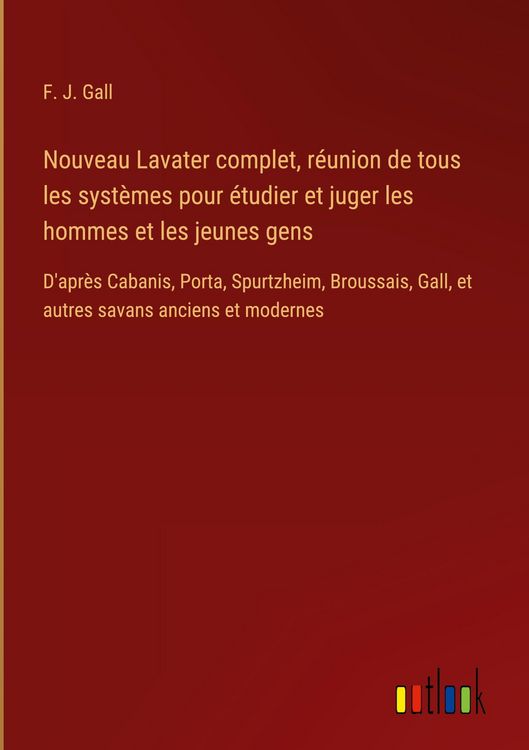 Produktbild: Nouveau Lavater complet, r&eacute;union de tous les syst&egrave;mes pour &eacute;tudier et juger les hommes et les jeunes gens