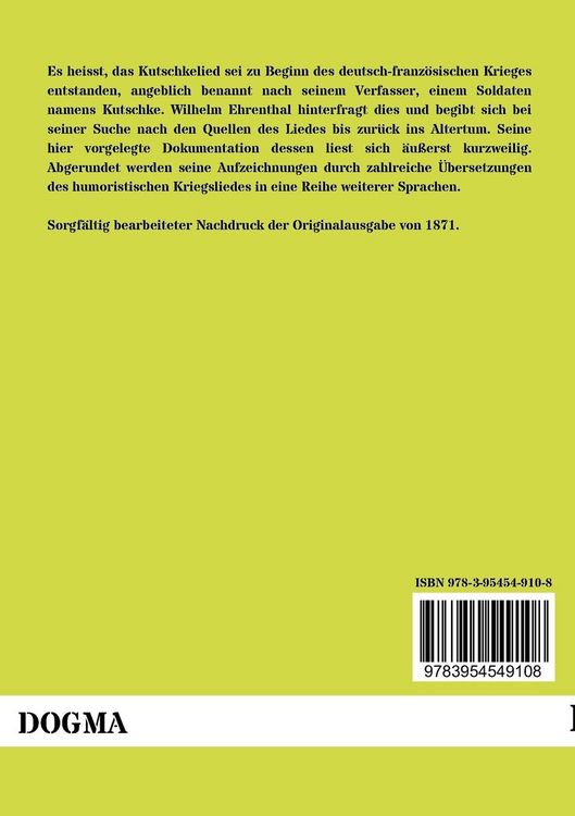 Produktbild: Das Kutschkelied auf der Seelenwanderung