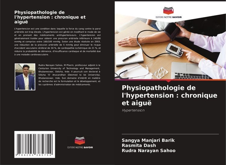 Produktbild: Physiopathologie de l'hypertension : chronique et aigu&euml;