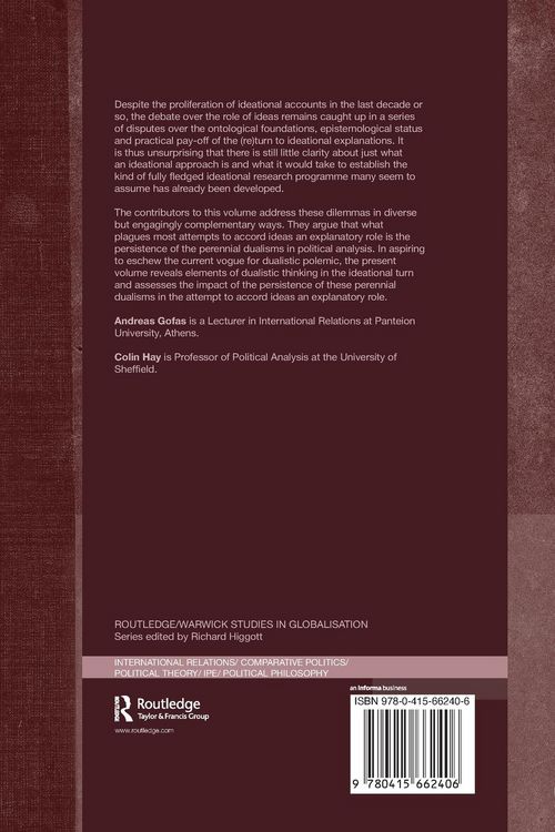Produktbild: The Role of Ideas in Political Analysis