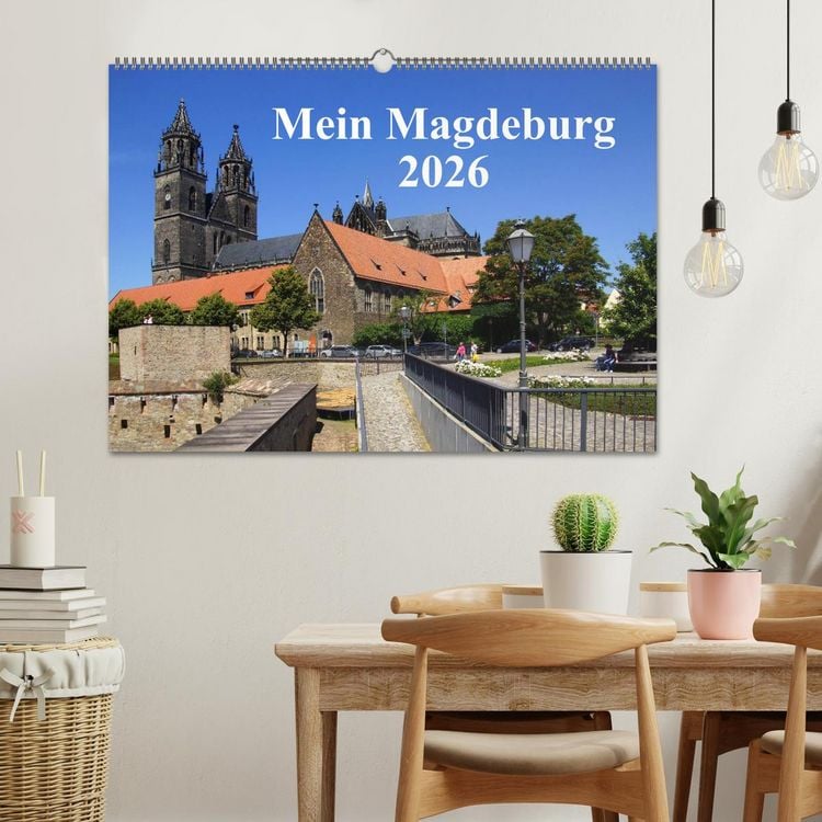 Produktbild: Mein Magdeburg 2026 (Wandkalender 2026 DIN A2 quer), CALVENDO Monatskalender
