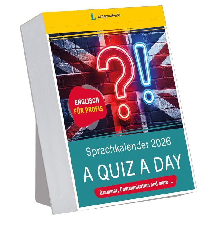 Produktbild: Langenscheidt Sprachkalender Englisch A Quiz a Day 2026