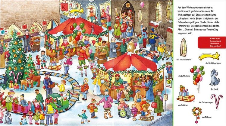 Produktbild: Suche und finde! Sound-Wimmelbuch - Weihnachten