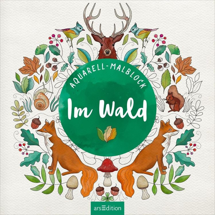 Produktbild: Aquarell-Malblock &ndash; Im Wald