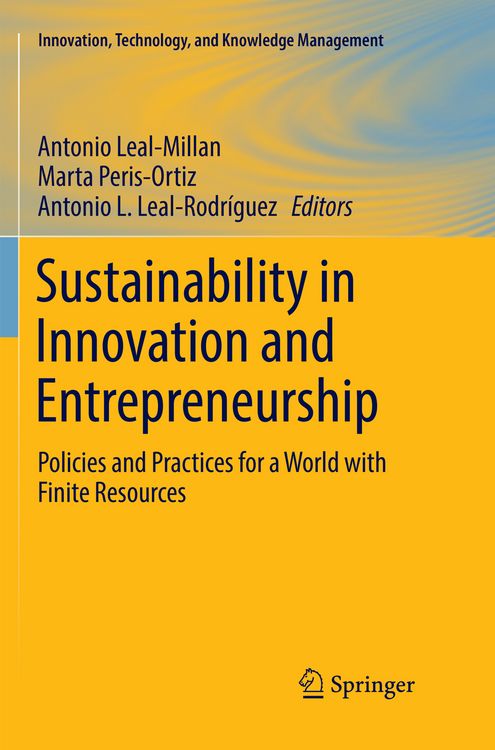 Produktbild: Sustainability in Innovation and Entrepreneurship
