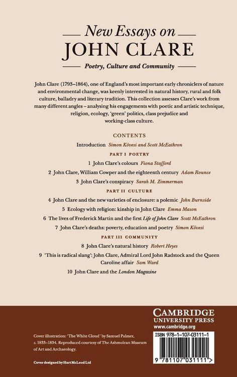 Produktbild: New Essays on John Clare
