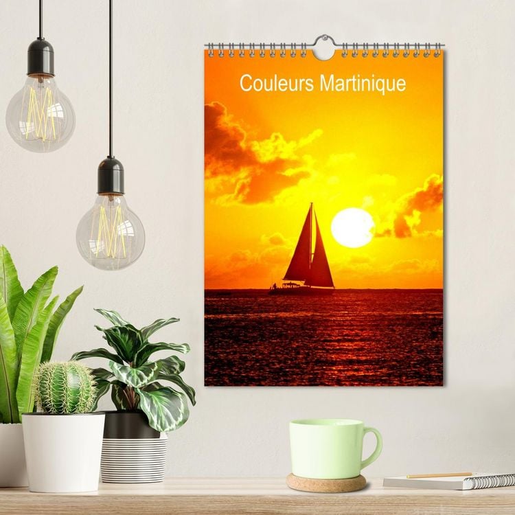 Produktbild: Couleurs Martinique (Calendrier mural 2026 DIN A4 horizontal), CALVENDO calendrier mensuel