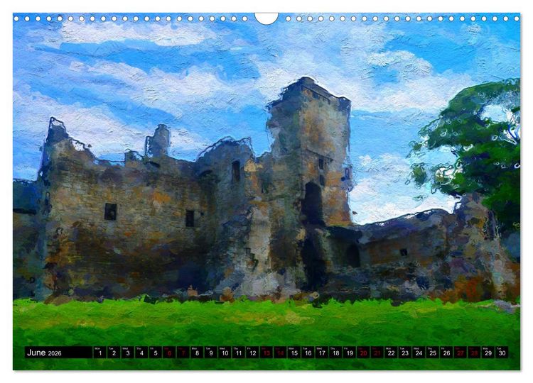 Produktbild: Castles of Scotland (Wall Calendar 2026 DIN A3 landscape), CALVENDO 12 Month Wall Calendar