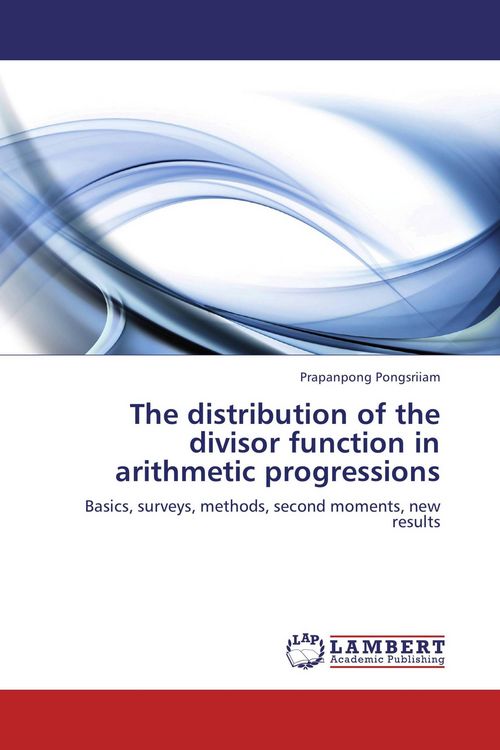 Produktbild: The distribution of the divisor function in arithmetic progressions
