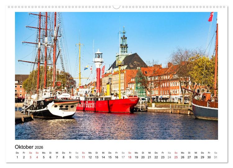 Produktbild: OSTFRIESLAND Strand und Mee(h)r (hochwertiger Premium Wandkalender 2026 DIN A2 quer), Kunstdruck in Hochglanz