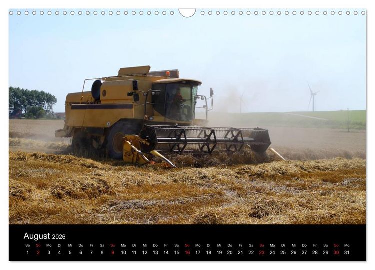 Produktbild: Trecker & Co. bei der Arbeit - Landwirtschaft in Ostfriesland (Wandkalender 2026 DIN A3 quer), CALVENDO Monatskalender
