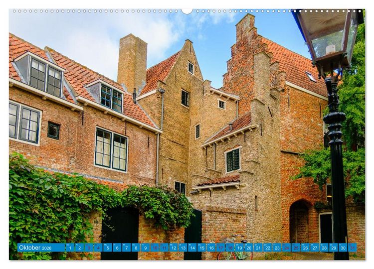 Produktbild: Ein Blick auf Middelburg in Zeeland (Wandkalender 2026 DIN A2 quer), CALVENDO Monatskalender