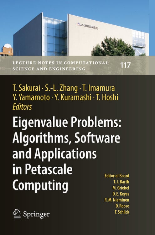 Produktbild: Eigenvalue Problems: Algorithms, Software and Applications in Petascale Computing