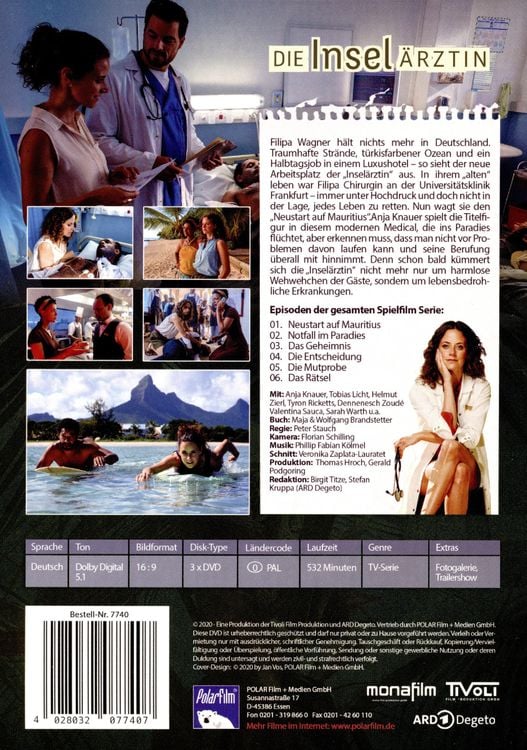 Produktbild: Die Insel&auml;rztin 1-6 [6 DVDs]