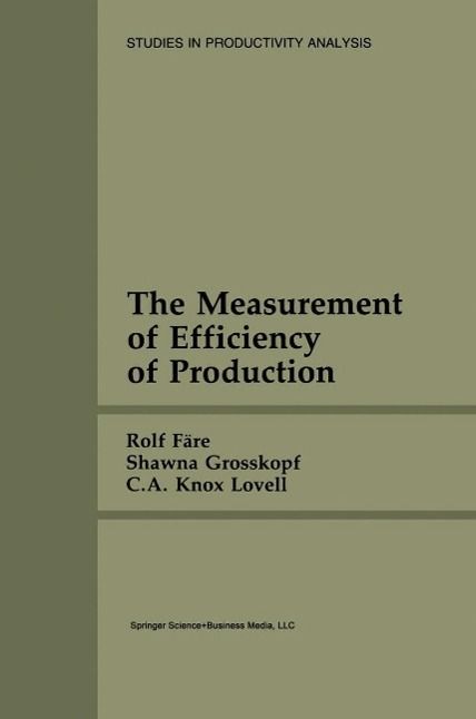 Produktbild: The Measurement of Efficiency of Production