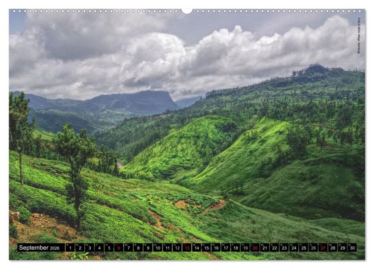 Produktbild: Sri Lanka 2026 &ndash; Exotische Welt (Wandkalender 2026 DIN A2 quer), CALVENDO Monatskalender