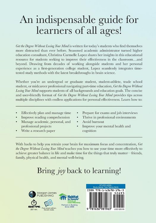 Produktbild: Get the Degree Without Losing Your Mind
