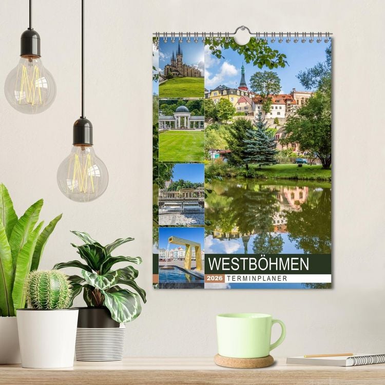 Produktbild: WESTB&Ouml;HMEN Terminplaner (Wandkalender 2026 DIN A4 hoch), CALVENDO Monatskalender