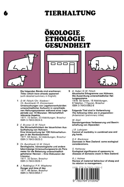 Produktbild: The Ethology and Ethics of Farm Animal Production