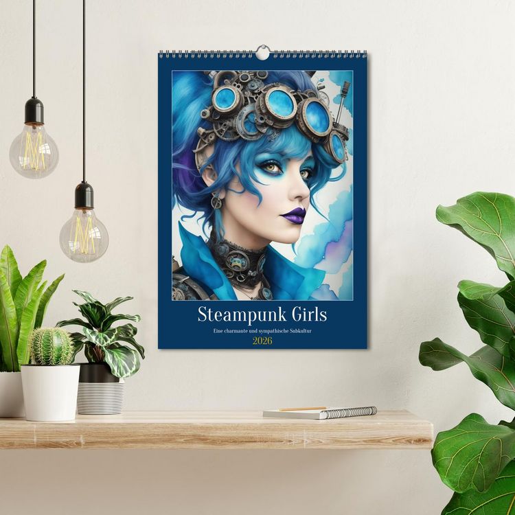 Produktbild: Steam-Punk-Girls - Eine charmante und sympathische Subkultur (Wandkalender 2026 DIN A3 hoch), CALVENDO Monatskalender