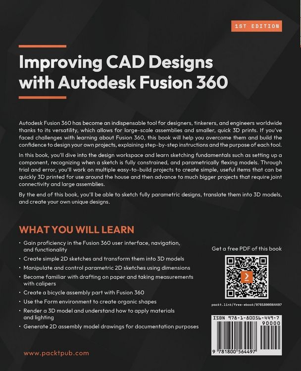 Produktbild: Improving CAD Designs with Autodesk Fusion 360