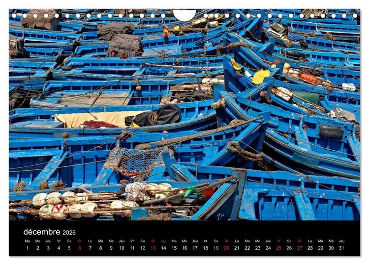Produktbild: Essaouira Maroc (Calendrier mural 2026 DIN A4 vertical), CALVENDO calendrier mensuel
