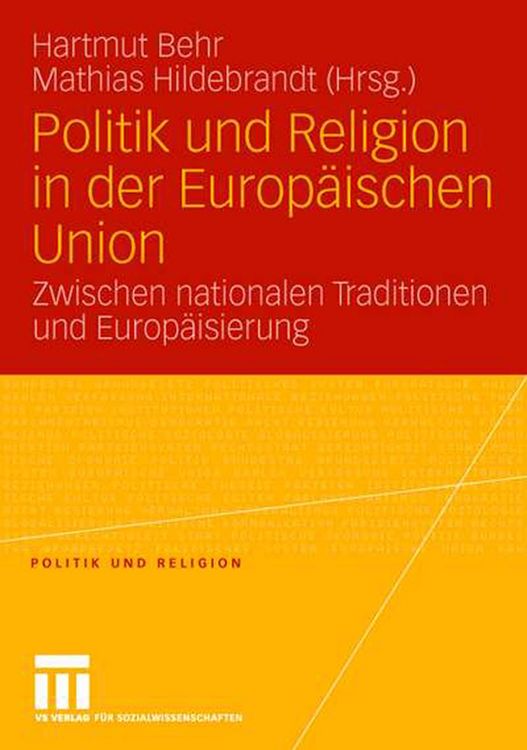 Produktbild: Politik und Religion in der Europ&auml;ischen Union