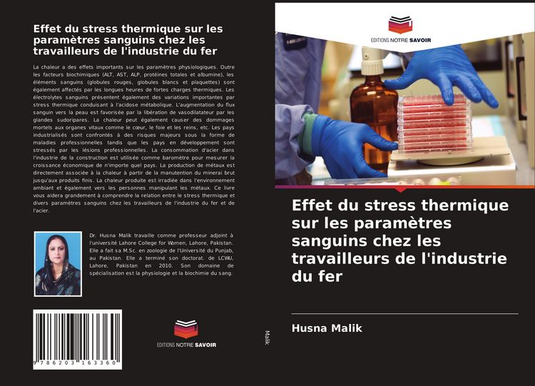 Produktbild: Effet du stress thermique sur les param&egrave;tres sanguins chez les travailleurs de l'industrie du fer